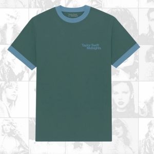 Taylor Swift Midnights Green Ringer T-shirt